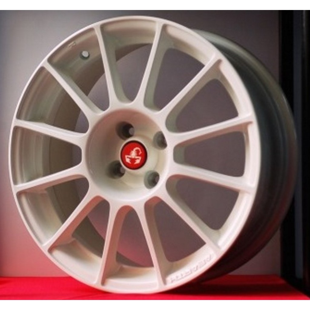 Cerchi in lega Fiat Punto Abarth Brembo Bianchi da 17 pollici
