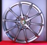 CERCHI IN LEGA 420 A RAGGI ALFA ROMEO GIULIA 17 ORIGINALI BRUNITO