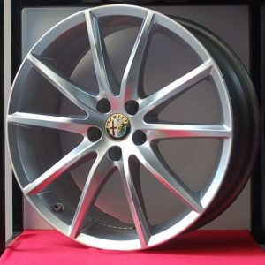 KIT CERCHI IN LEGA 5FB VELOCE E PNEUMATICI CONTINENTAL A/S ALFA ROMEO STELVIO 19 ORIGINALI
