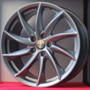Cerchi Giulia 9X18 Originali Alfa Romeo a Turbina Grigio (Singolo)