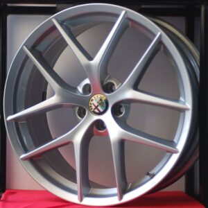 KIT CERCHI IN LEGA 5A6 TROFEO E PNEUMATICI CONTINENTAL ALFA ROMEO STELVIO 20 ORIGINALI SILVER