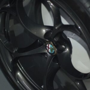 KIT CERCHI IN LEGA 5YN E PNEUMATICI PIRELLI PZERO ALFA ROMEO STELVIO QUADRIFOGLIO DOPPIA MISURA 20 ORIGINALI