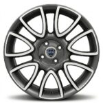 Cerchi Delta 17 Originali Lancia Antracite Diamantati