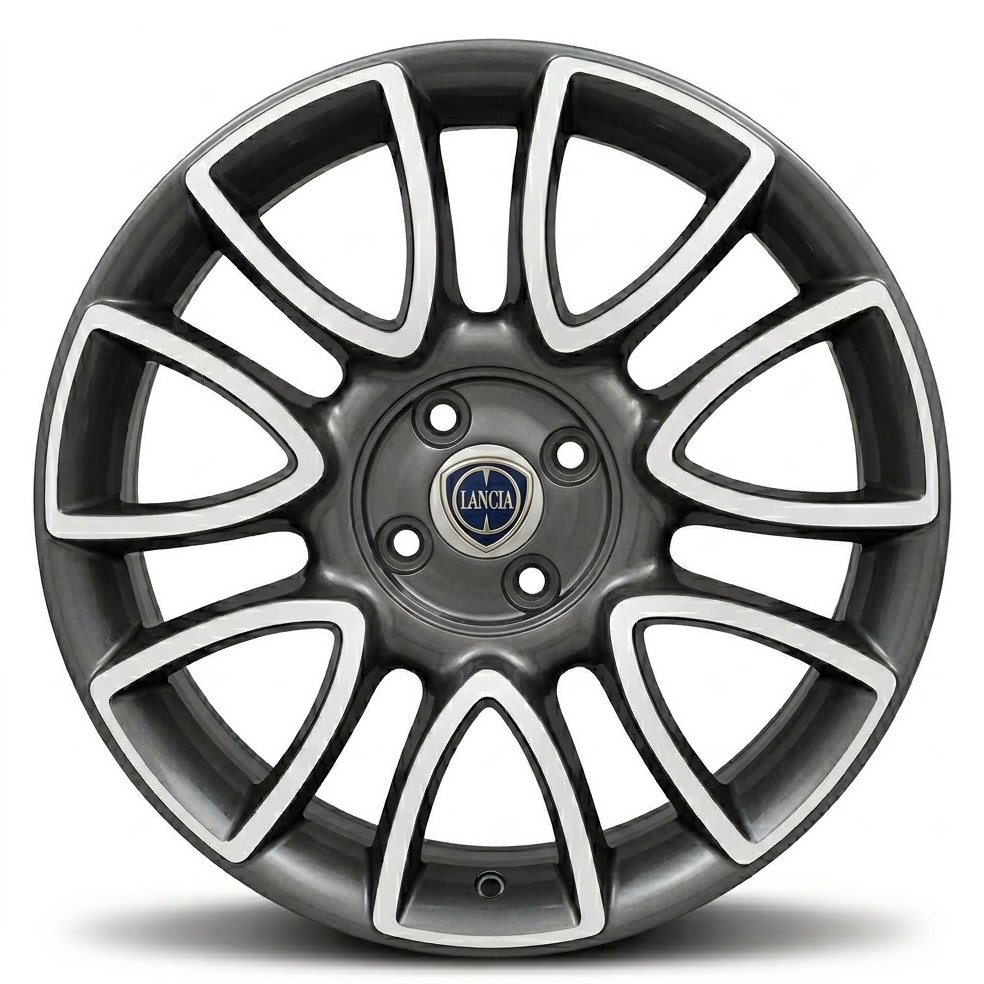 Cerchi Delta 17 Originali Lancia Antracite Diamantati
