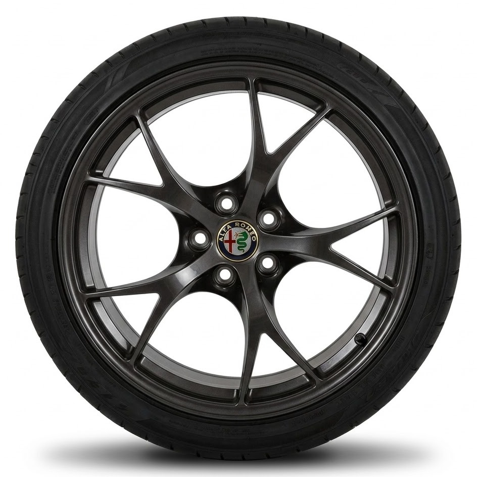Cerchi Giulia Doppia Misura 19 Originali Alfa Romeo e Pneumatici Pirelli PZero 245 35 e 285 30