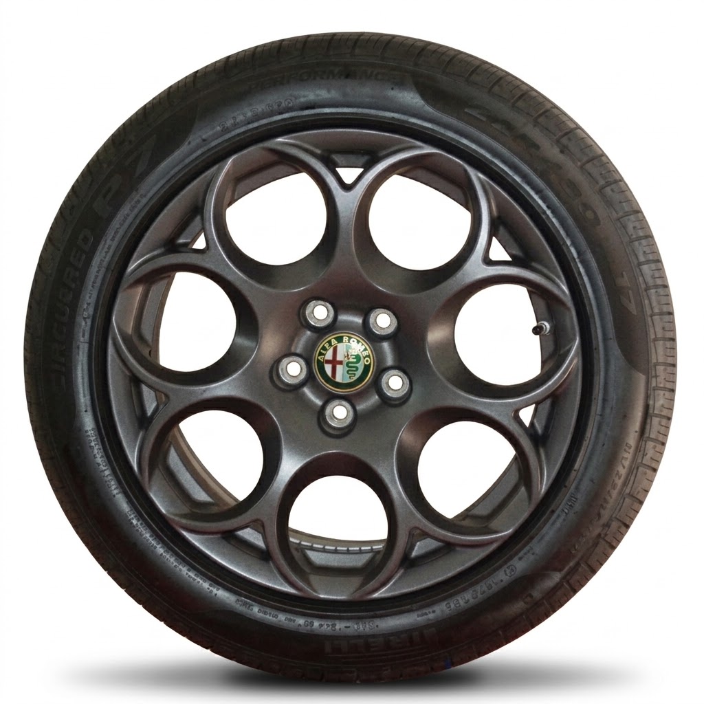 Cerchi Giulia 17 Originali Alfa Romeo a 7 Fori e Pneumatici Pirelli P7 a S 225 50