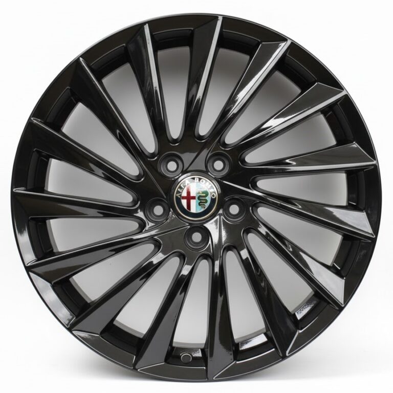 Cerchi Giulietta 18 Originali Alfa Romeo a Turbina Nero