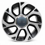 Cerchi 500L 16 Originali Fiat Nero Diamantato Opaco
