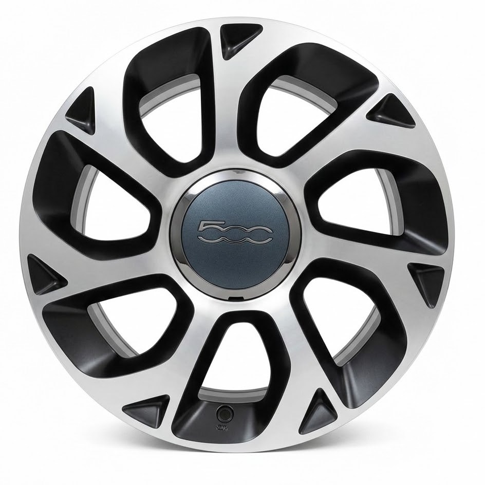 Cerchi 500L 16 Originali Fiat Nero Diamantato Opaco