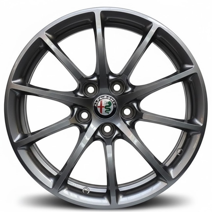 Cerchi Giulia 17 Originali Alfa Romeo a Raggi Brunito