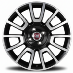 Cerchi Bravo 16 Originali Fiat Nero Diamantato
