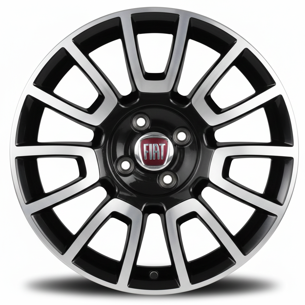 Cerchi Bravo 16 Originali Fiat Nero Diamantato