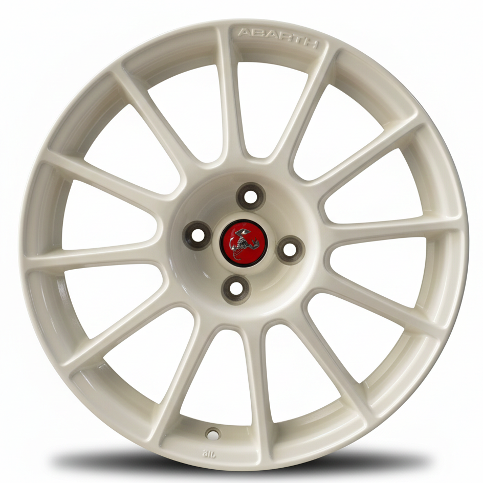 Cerchi in lega Fiat Punto Abarth Brembo Bianchi da 17 pollici