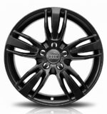 Cerchi in lega Audi Q3 17 Originali a 5 Razze Nero Lucido