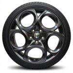 Cerchi Giulietta 17 Originali Alfa Romeo a 5 Fori Antracite e Pneumatici Saferich 225 45