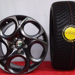 Cerchi Giulietta 17 Originali Alfa Romeo 5 Fori Antracite e Pneumatici Goodyear 225 45 - Image 1