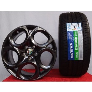 Cerchi Giulietta 17 Originali Alfa Romeo a 5 Fori Antracite e Pneumatici Saferich 225 45 - Image 1