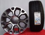 Cerchi 17 Fiat Originale F105 Antracite Diamantato e Pneumatici Continental 225 45