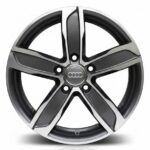 Cerchi in lega Audi A3 16 Mak Stadt Antracite Diamantato