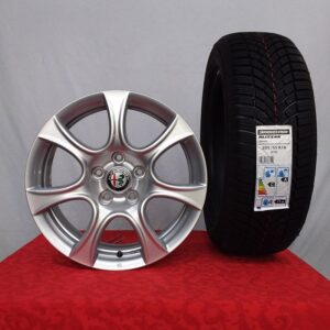Cerchi Giulietta 16 Originali Alfa Romeo a 7 Raggi e Pneumatici invernali Bridgestone Blizzak Lm005 91H 205 55