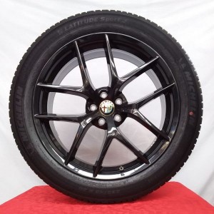 Cerchi Stelvio 20 Originali Alfa Romeo Trofeo Antracite Scuro e Pneumatici Hankook W330 255 45