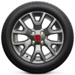 Cerchi Panda 15 Antracite Originali Fiat e Pneumatici Continental CrossWinter 175 65