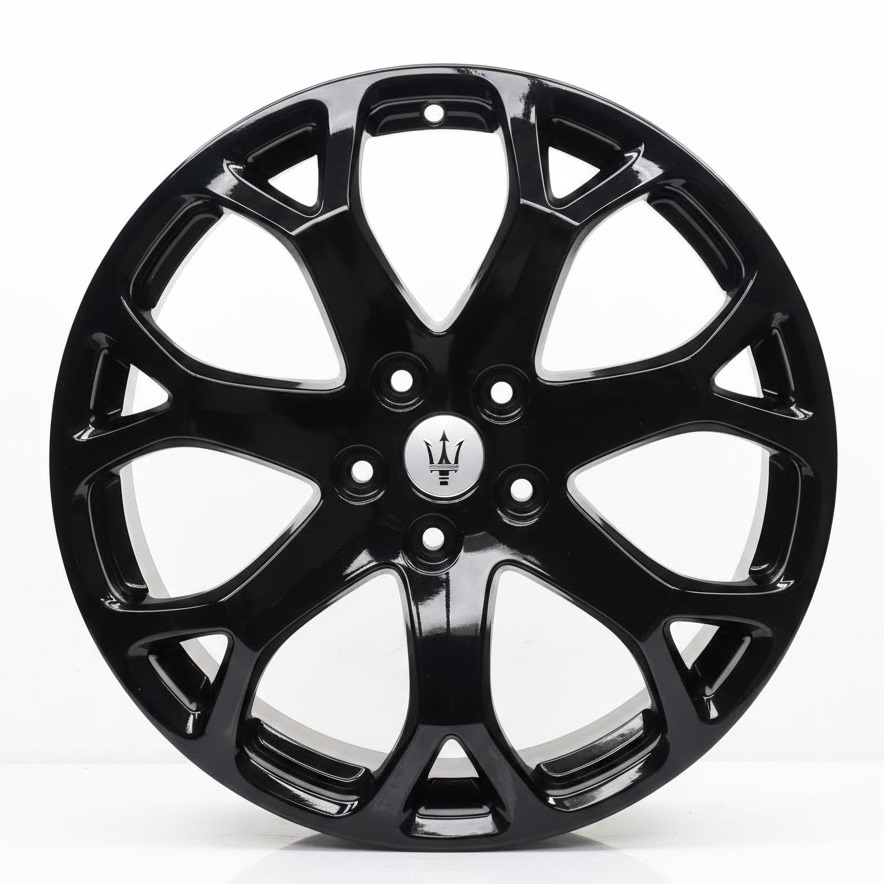 Cerchi Gran Turismo 19 Originali Maserati Nero Lucido Cerchi Gran Turismo 19 Originali Maserati Nero Lucido