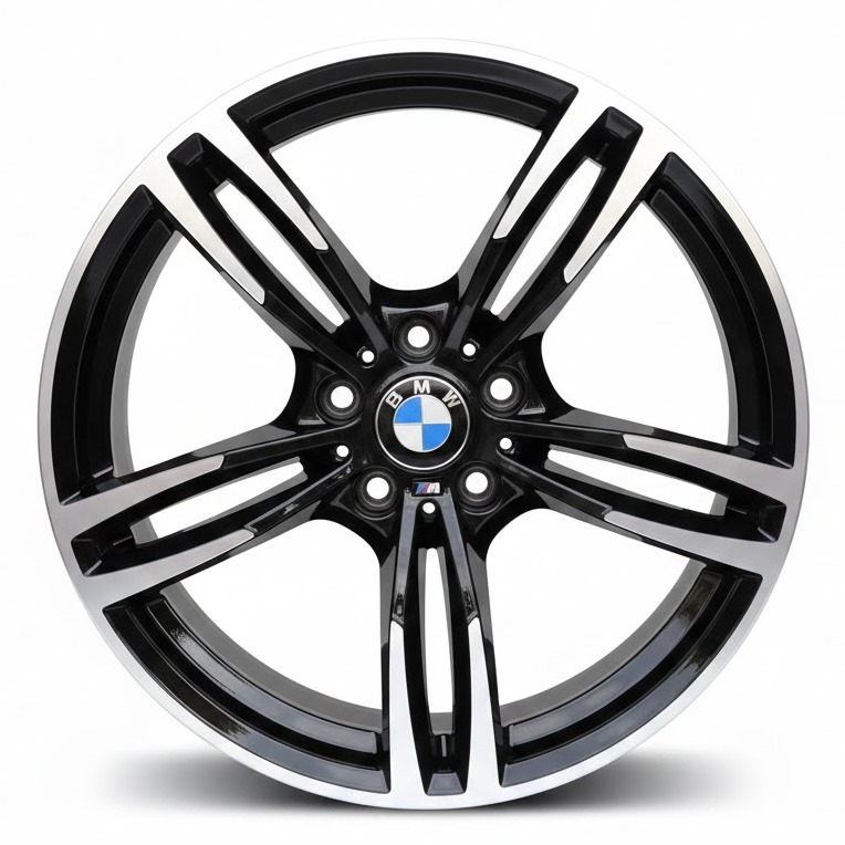 Cerchi BMW Serie 3 17 Psw Imola Bmw Nero Lucido Diamantato
