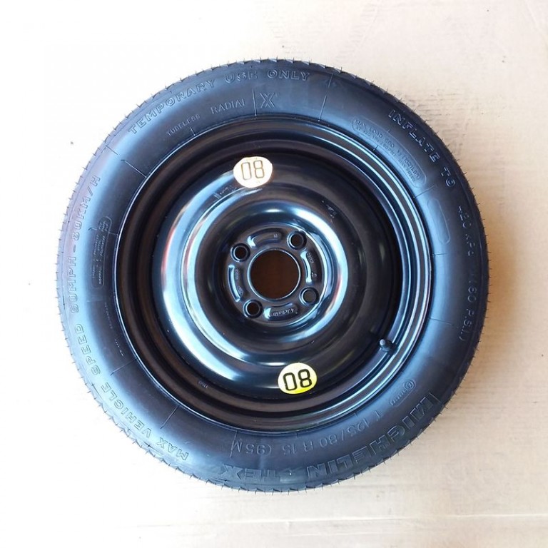 Ruotino di Scorta Da 15 Ford 4 Fori