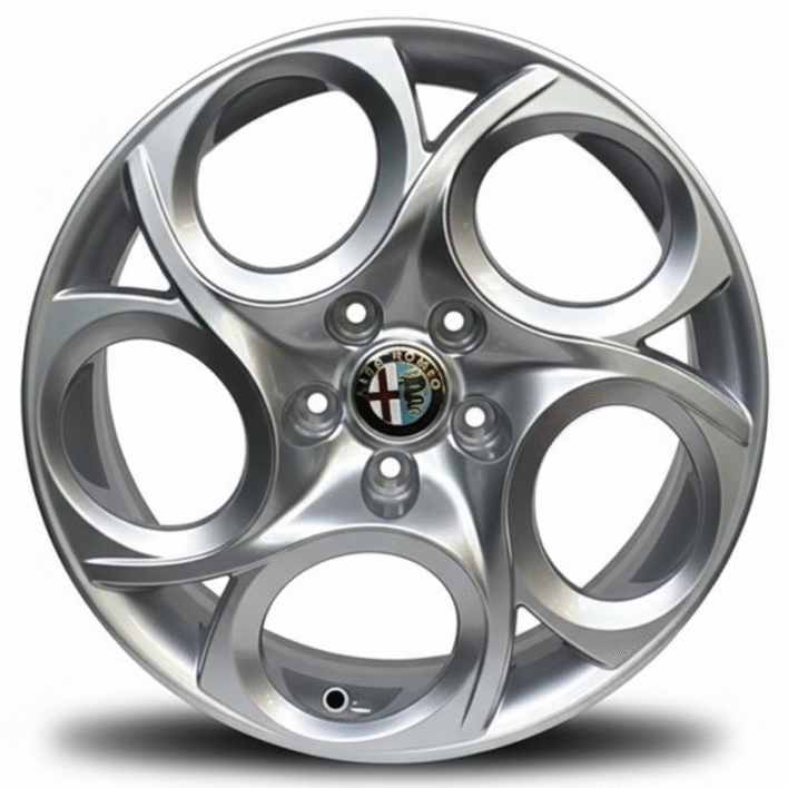 Cerchi Giulietta 17 Originali Alfa Romeo a 5 Fori Silver