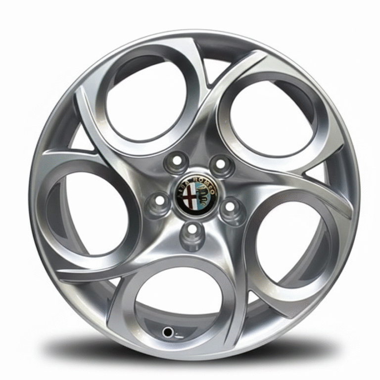 Cerchi Giulietta 17 Originali Alfa Romeo a 5 Fori Silver