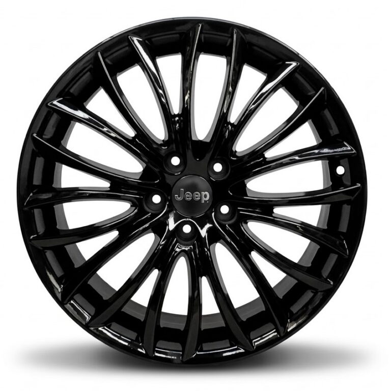 Cerchi Jeep Renegade 18 Originali a Raggi Nero Lucido