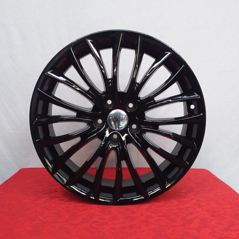 Cerchi Jeep Renegade 18 Originali a Raggi Nero Lucido