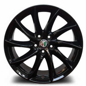 Cerchi Giulia Doppia Misura18 Originali Alfa Romeo a Turbina Nero Lucido