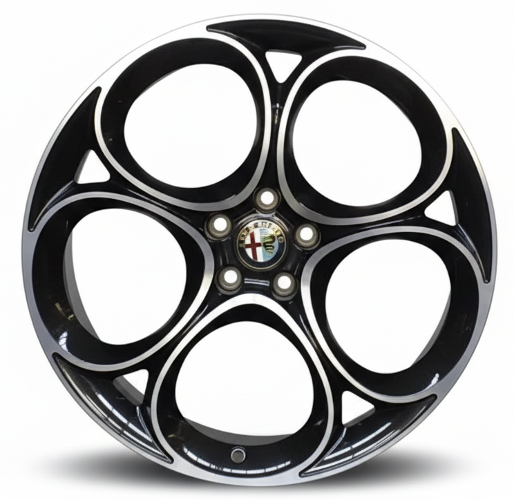 Cerchi Giulia Performance 19 Originali Alfa Romeo Nero lucido diamantato