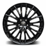 Cerchi Giulietta 18 Originali Alfa Romeo a Raggi Nero Lucido