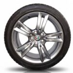 Cerchi Giulietta 17 Originali Alfa Romeo a Doppia Razza Bruniti e Pneumatici Goodyear Vector 4 Season 225 45