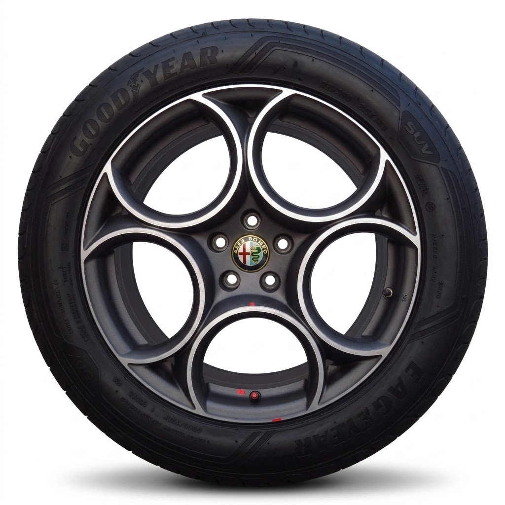Cerchi Stelvio 19 Originali Alfa Romeo Classico e Pneumatici Laufenn LW31 235 55