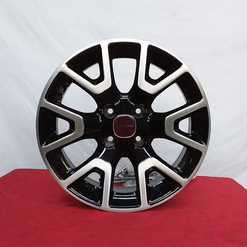 Cerchi Panda 15 Originali Fiat Nero Lucido Diamantato Cerchi Panda 15 Originali Fiat Nero Lucido Diamantato