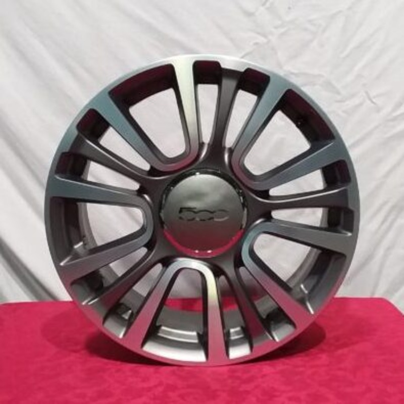 Cerchi 500L 17 Originali Fiat Antracite Diamantato