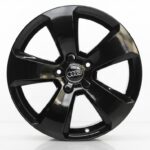 Cerchi in lega Audi A3 17 Originali 5 Razze Nero Lucido