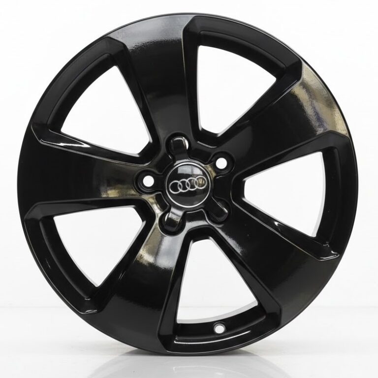Cerchi in lega Audi A3 17 Originali 5 Razze Nero Lucido