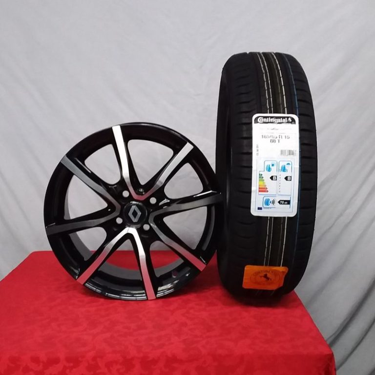 Cerchi Renault Clio 15 Originali MAK Milano e Pneumatici Continental EcoContact5 185 65