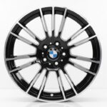 Cerchi Serie 5 17 Monza Bmw Nero Lucido Diamantati