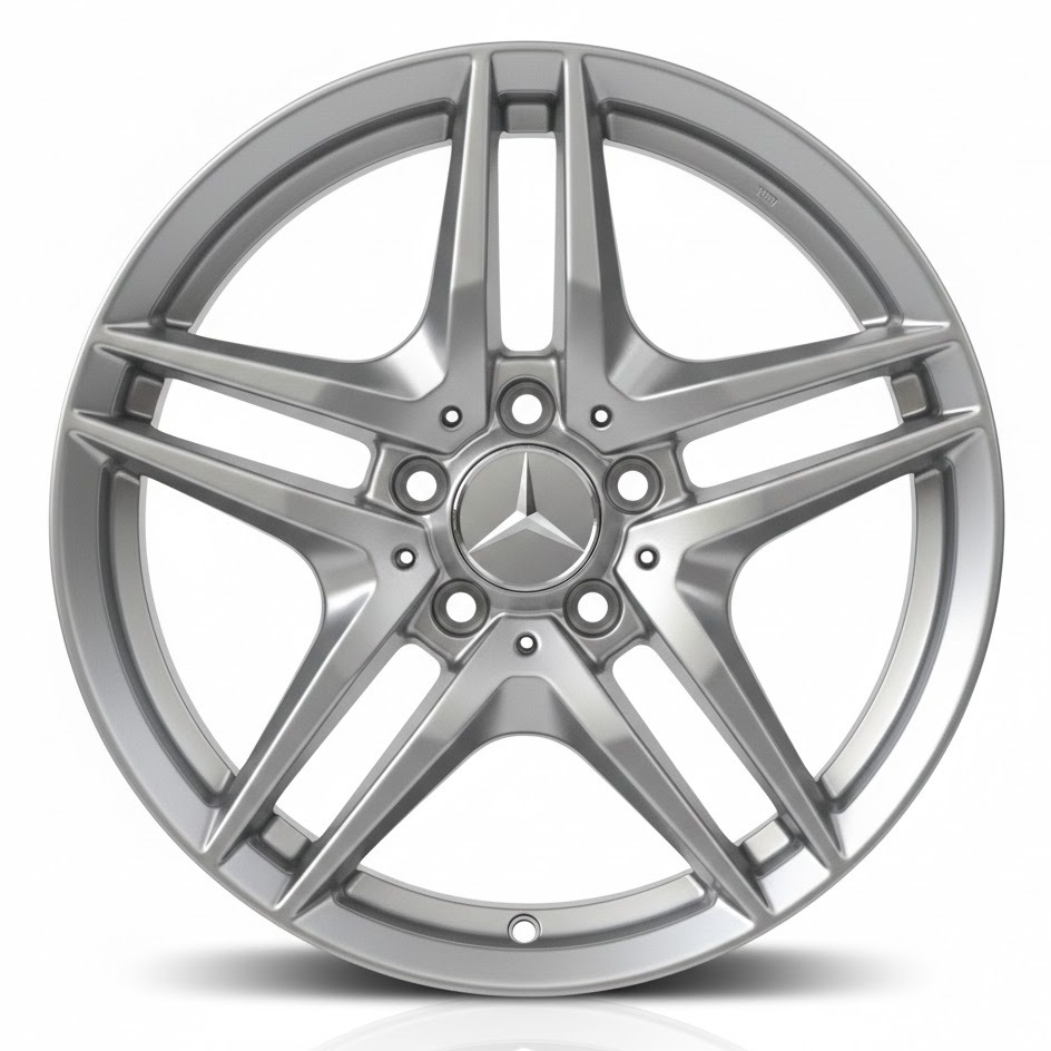Cerchi Classe A 17 a 5 Razze Doppie Mercedes Benz F928 Cerchi Classe A 17 a 5 Razze Doppie Mercedes Benz F928