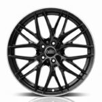 Cerchi in lega Audi A4 19 AF19 Nero Lucido Diamantato
