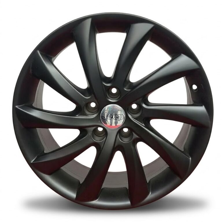 Cerchi Jeep Renegade 17 Originali a Turbina Nero Opaco