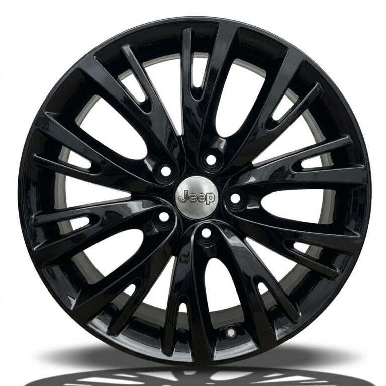 Cerchi jeep Renegade 17 Originali MultiSpoke Nero Lucido