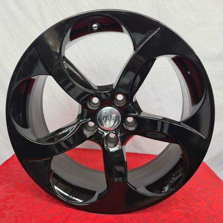 Cerchi Jeep Renegade 18 Orignali a 5 Fori Nero Lucido Personalizzato