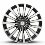 Cerchio in lega MAK KRONE diametro 18 BLACK MIRROR 5x112 ET48*